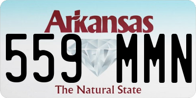 AR license plate 559MMN