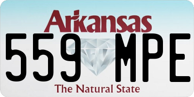 AR license plate 559MPE