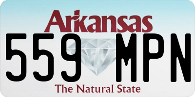 AR license plate 559MPN