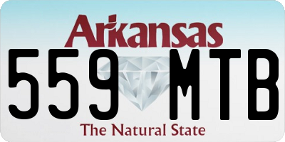 AR license plate 559MTB