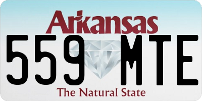 AR license plate 559MTE