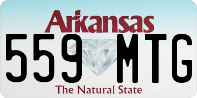 AR license plate 559MTG