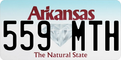 AR license plate 559MTH
