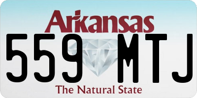 AR license plate 559MTJ