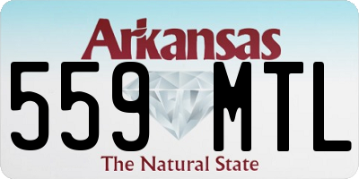 AR license plate 559MTL