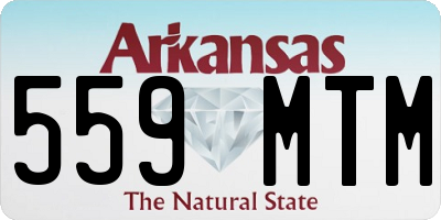AR license plate 559MTM