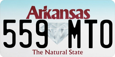 AR license plate 559MTO