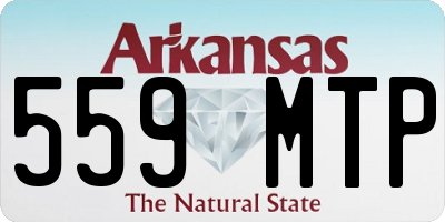 AR license plate 559MTP