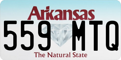 AR license plate 559MTQ