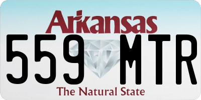 AR license plate 559MTR