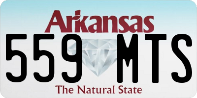 AR license plate 559MTS