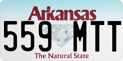 AR license plate 559MTT