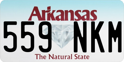 AR license plate 559NKM