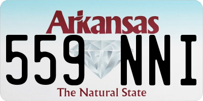 AR license plate 559NNI