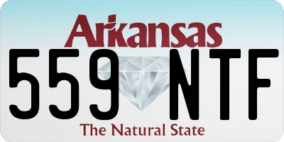 AR license plate 559NTF