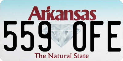 AR license plate 559OFE