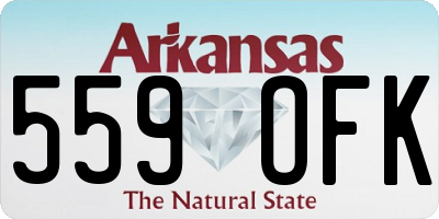 AR license plate 559OFK
