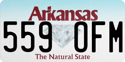 AR license plate 559OFM
