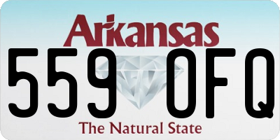AR license plate 559OFQ