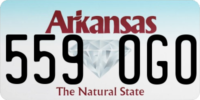 AR license plate 559OGO