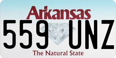 AR license plate 559UNZ