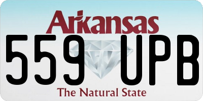 AR license plate 559UPB