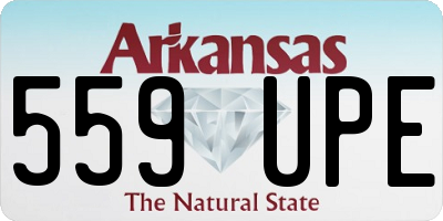 AR license plate 559UPE