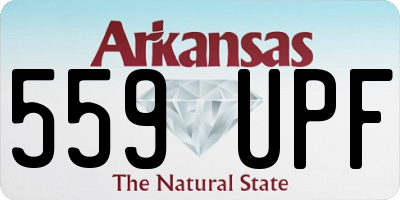 AR license plate 559UPF