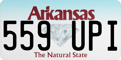 AR license plate 559UPI
