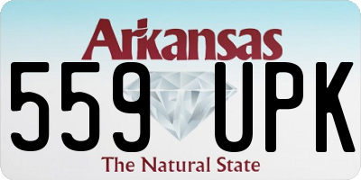 AR license plate 559UPK