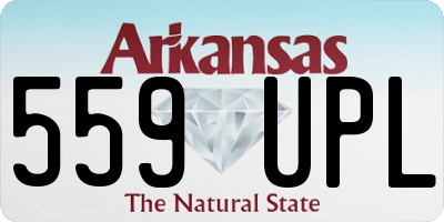 AR license plate 559UPL
