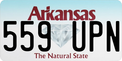 AR license plate 559UPN
