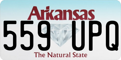 AR license plate 559UPQ