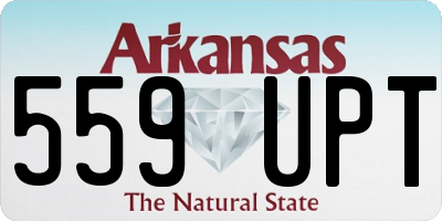 AR license plate 559UPT