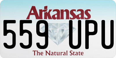 AR license plate 559UPU