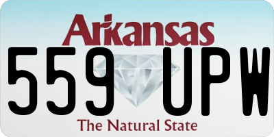 AR license plate 559UPW