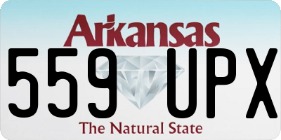 AR license plate 559UPX