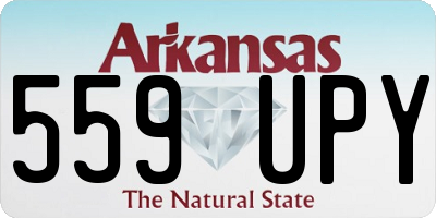 AR license plate 559UPY
