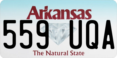 AR license plate 559UQA
