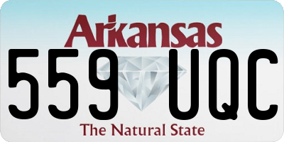 AR license plate 559UQC