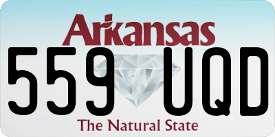 AR license plate 559UQD