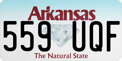 AR license plate 559UQF