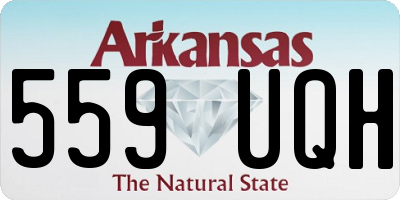 AR license plate 559UQH