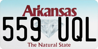 AR license plate 559UQL