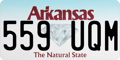 AR license plate 559UQM
