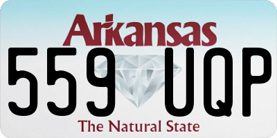 AR license plate 559UQP