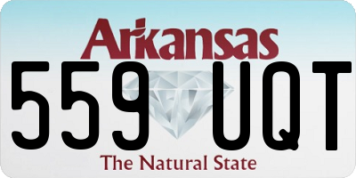 AR license plate 559UQT
