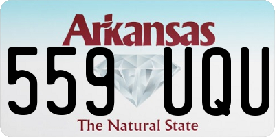 AR license plate 559UQU