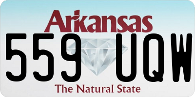 AR license plate 559UQW