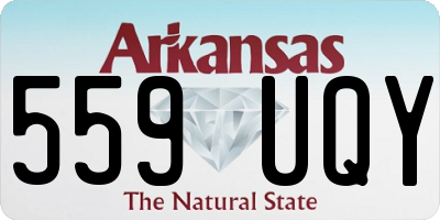 AR license plate 559UQY